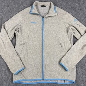 Bergans Of Norway Jacket Mens XXL Gray Wool Blend Full Zip Ski Outdoors Reinfann
